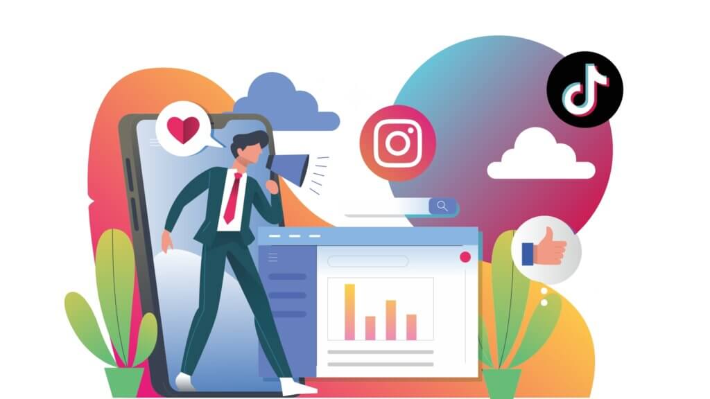 Content marketing in Instagram and Tiktok