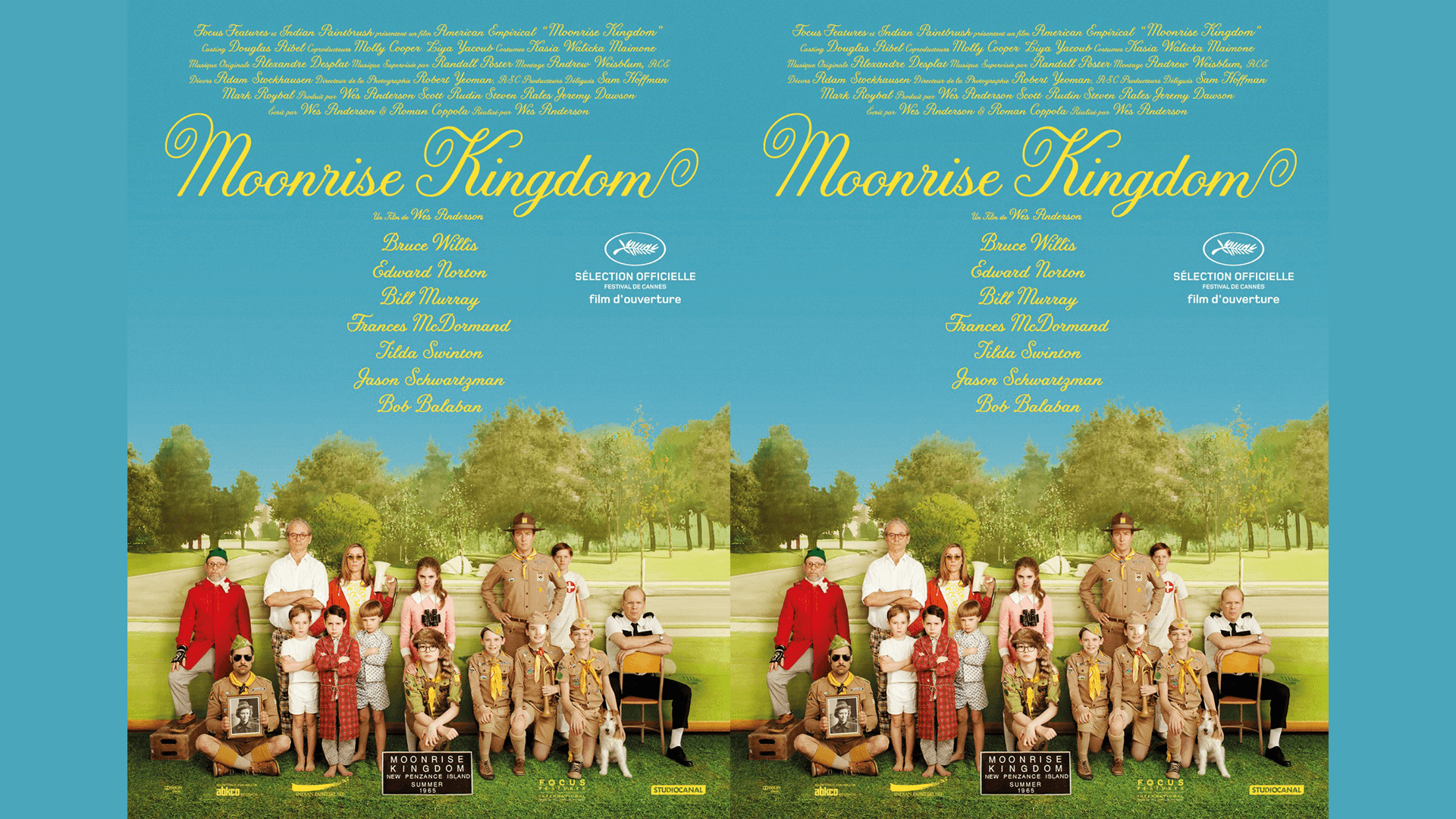 Wes anderson film cover design