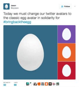bring the egg back twitter